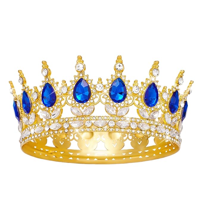 YOUlDIANZI Queen Crown Rhinestone Wedding Crowns and Tiaras for Women Costume Party Hair Accessories Princess Birthday Crown Crystal BridalCrown