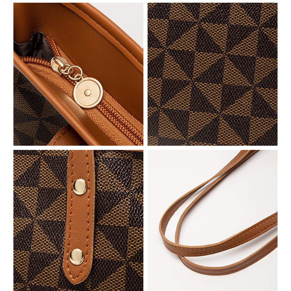 Tote Bag for Women Wide Shoulder Strap Top-handle Satchel Purse Handbags Printing Travel Large Shoulder Bag for Work Purse
