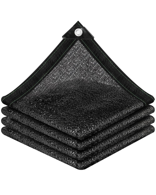 vensovo 50% Sunblock Shade Cloth Net Black Resistant - 8x20 Ft Garden Shade Mesh for Plant Cover, Greenhouse, Chicken Coop, Kennels, Tomatoes Plants