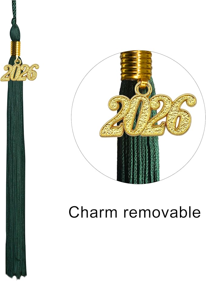 GraduatePro Matte Graduation Cap with 2026 Tassel for Adults High School and Bachelor Master 12 Colors