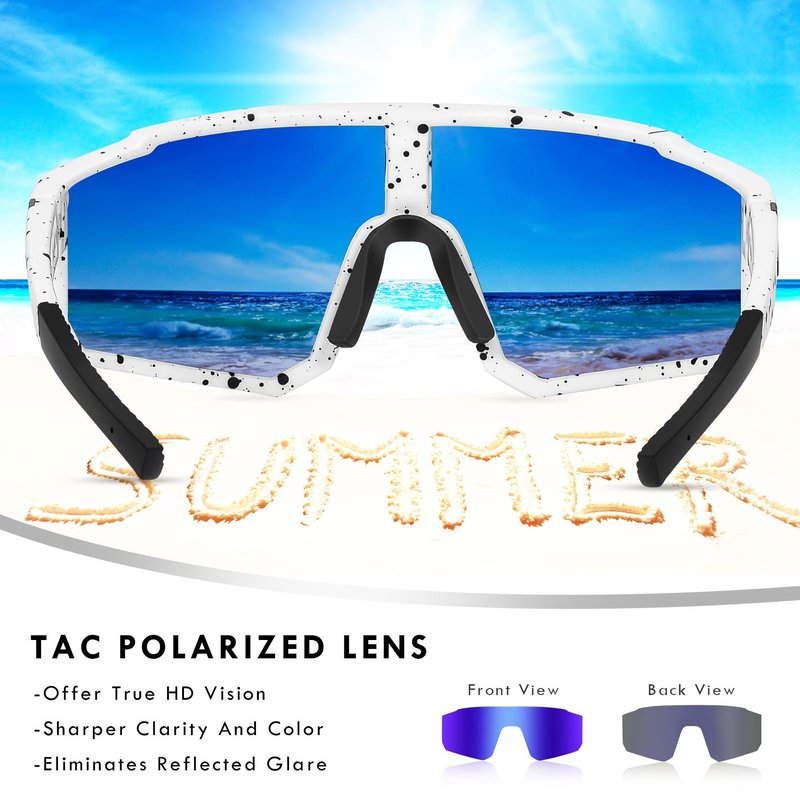 Derowern Youth Baseball Sunglasses, Kids Polarized Sports Sun glasses, Lightweight TR90 Frame UV400 Protection Outdoor Glasses for Boys Girls Softball Cycling Golf