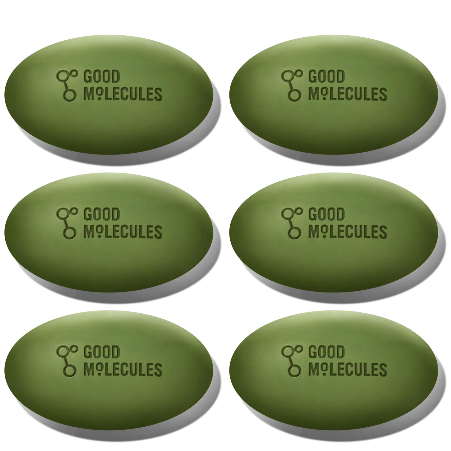 Good Molecules Brightening & Dark Spots Bar Pack 6 – 85 g / 3 oz Each | Soap Free Face & Body Cleansing Bar with Tranexamic Acid, Kojic Acid & Niacinamide