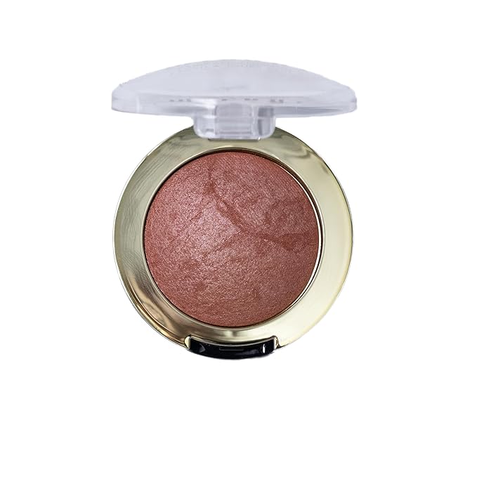 Milani Baked Blush, Updated Powder Blush for Cheeks, Cruelty Free Makeup - Shape, Contour & Highlight Face for a Shimmery or Matte Finish - Ciao Bella