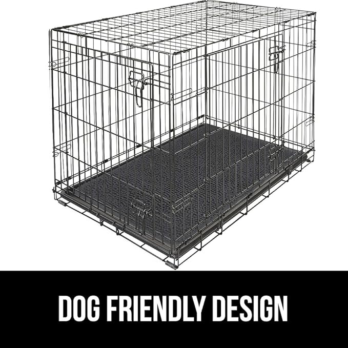 GORILLA GRIP SoakSTOPPER Dog Door Mat, 36x24 Machine Washable Rug Absorbent Doormat Captures Moisture Mud Dirt, Quick Dry Soft Chenille Entryway Rugs Indoor Entrance Mats for Dog Paws, Charcoal