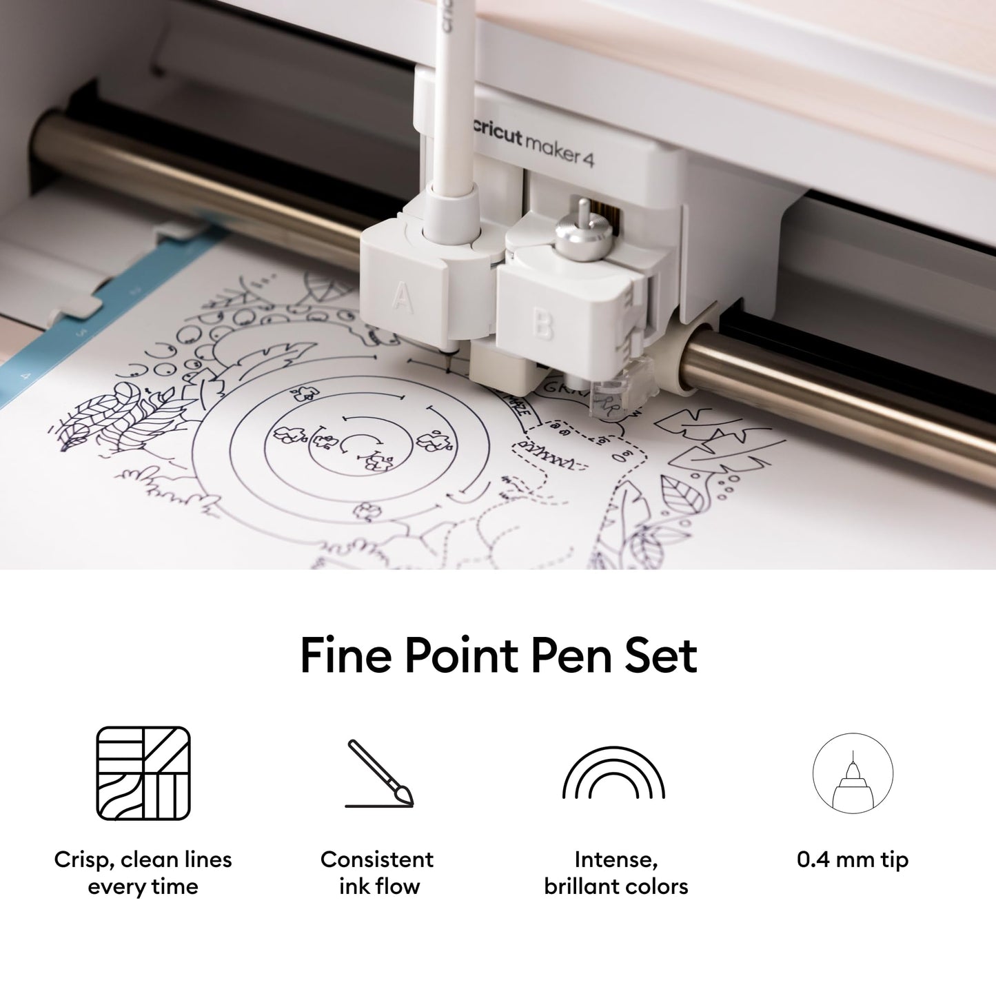 Cricut® Fine Point Pen 0.4 mm, Ultimate Sampler (32 ct)