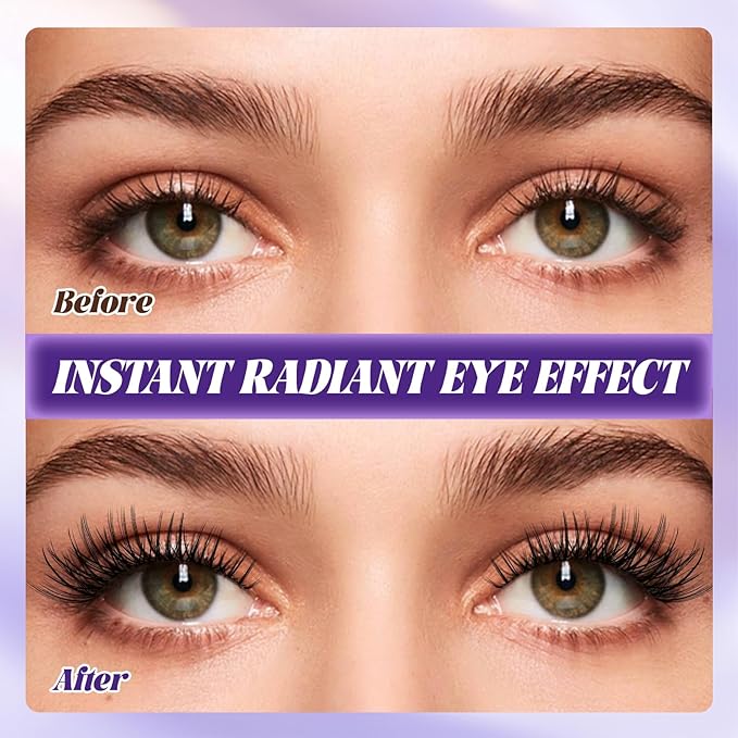 B&Q Wispy Lash Clusters Kit, Natural 06, Individual False Eyelashes Extension Set, Undetectable Natural Look for Effortless Day-to-Night Beauty, from Office Elegance to Date Night Glamour(8-16mix)