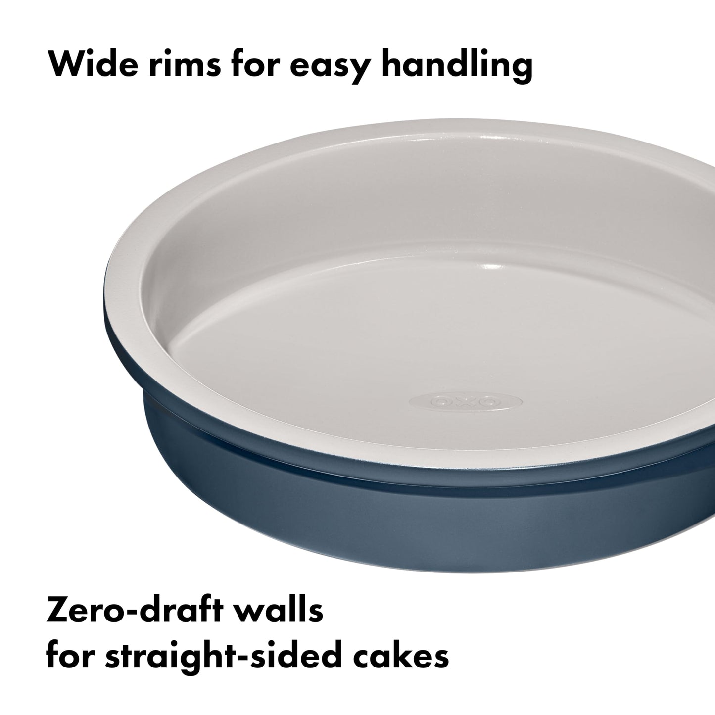 OXO Good Grips Non-Stick Pro Ceramic Coated Metal Bakeware 9” Round Cake Pan – Storm Blue