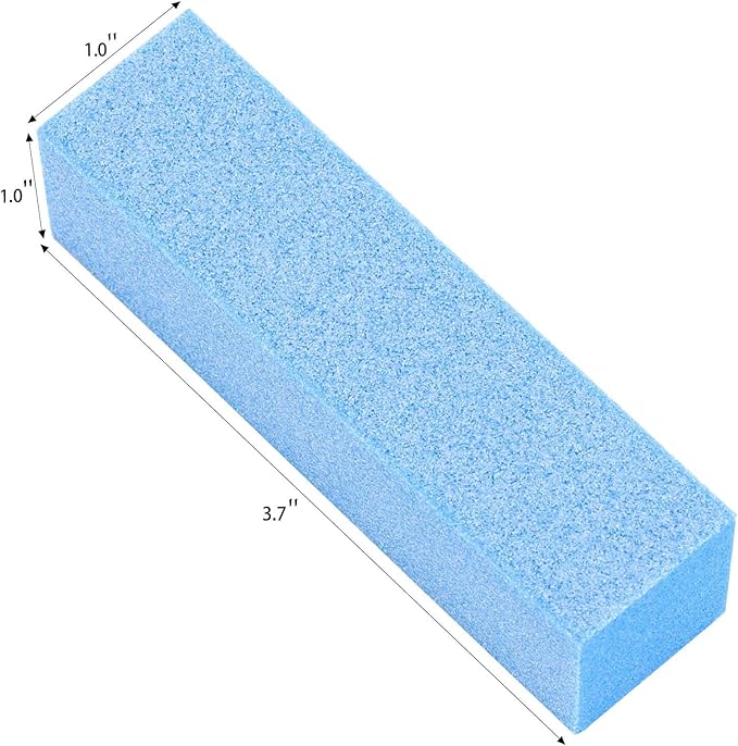 20 Pack Nail Buffers Blocks Sanding Buffing Nail Files Pedicure Manicure Tool 60/100 Grit (Blue)