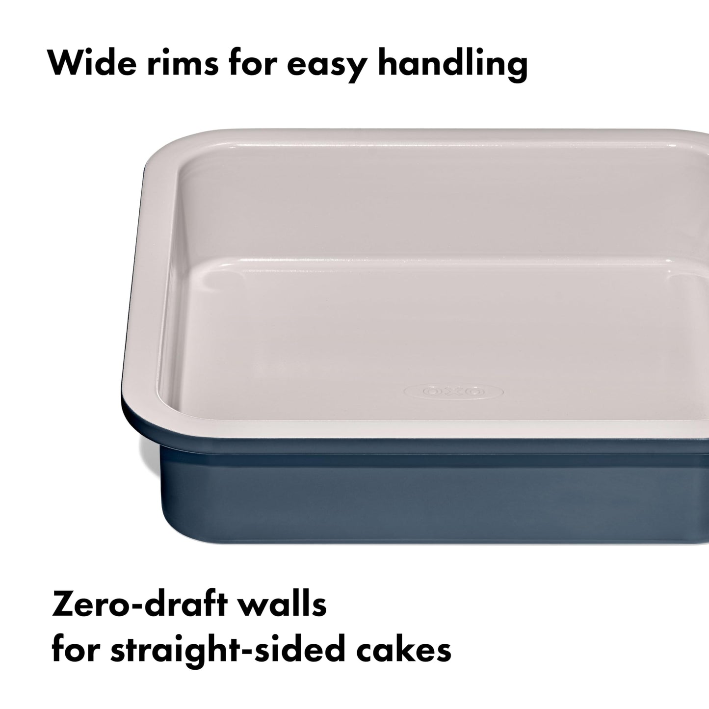 OXO Good Grips Non-Stick Pro Ceramic Coated Metal Bakeware 9” Square Cake Pan – Storm Blue