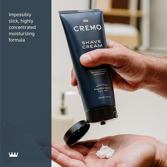 Cremo Palo Santo Shave Cream,Astonishingly Superior Ultra-Slick Shaving Cream for Men,Fights Nicks,Cuts and Razor Burn,6 Fl Oz,(Pack of 2)
