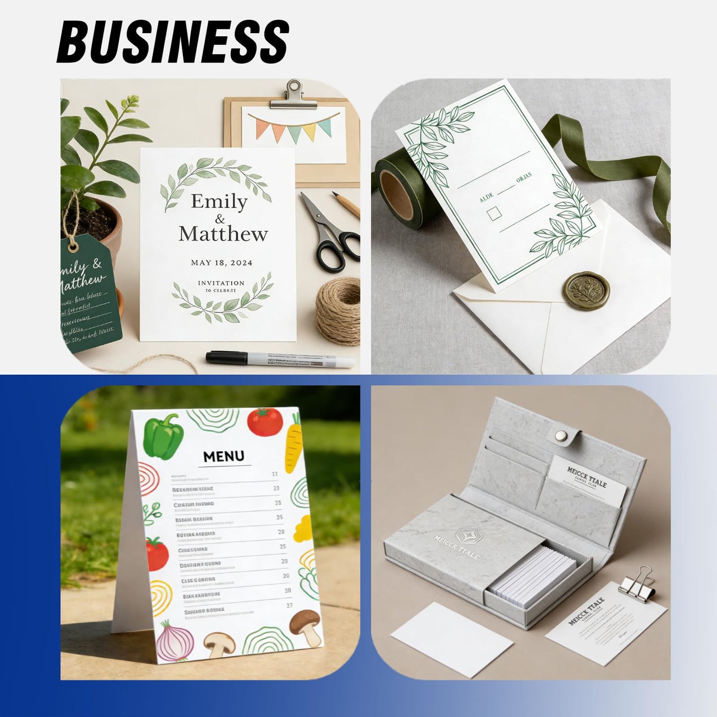 Veritas White Cardstock 8.5 x 11”, 110LB/199GSM Heavyweight Card Stock, 100 Sheets, Thick Cardstock Printer Paper for Copy, Printing, Art Projects, Invitations, Made In USA