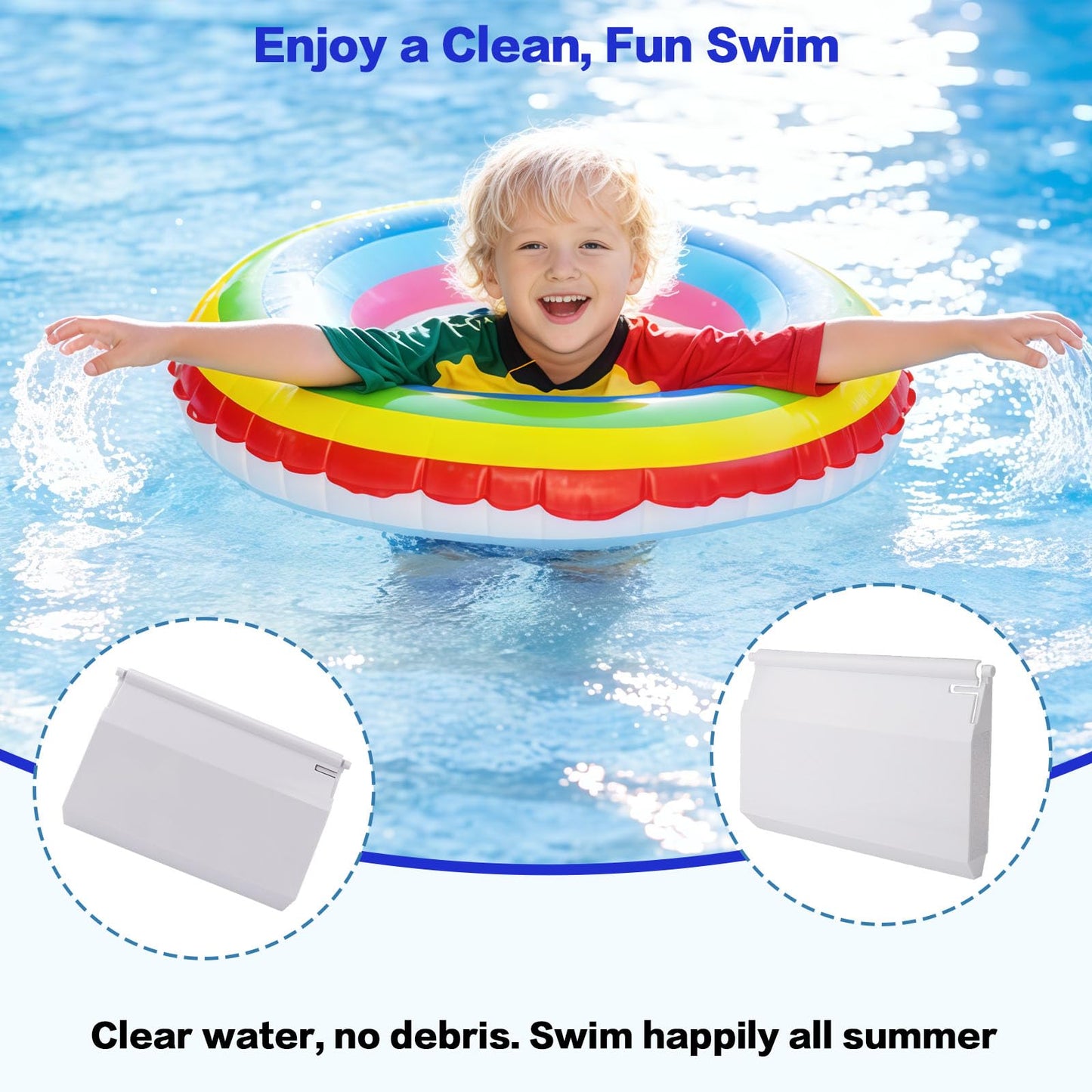 LRWZOV SPX1082K Pool Skimmer Weir Door Replacement for Hayward SP1082 SP1083 SP1084 SP1085 SP1086 Skimmers 2 Pack