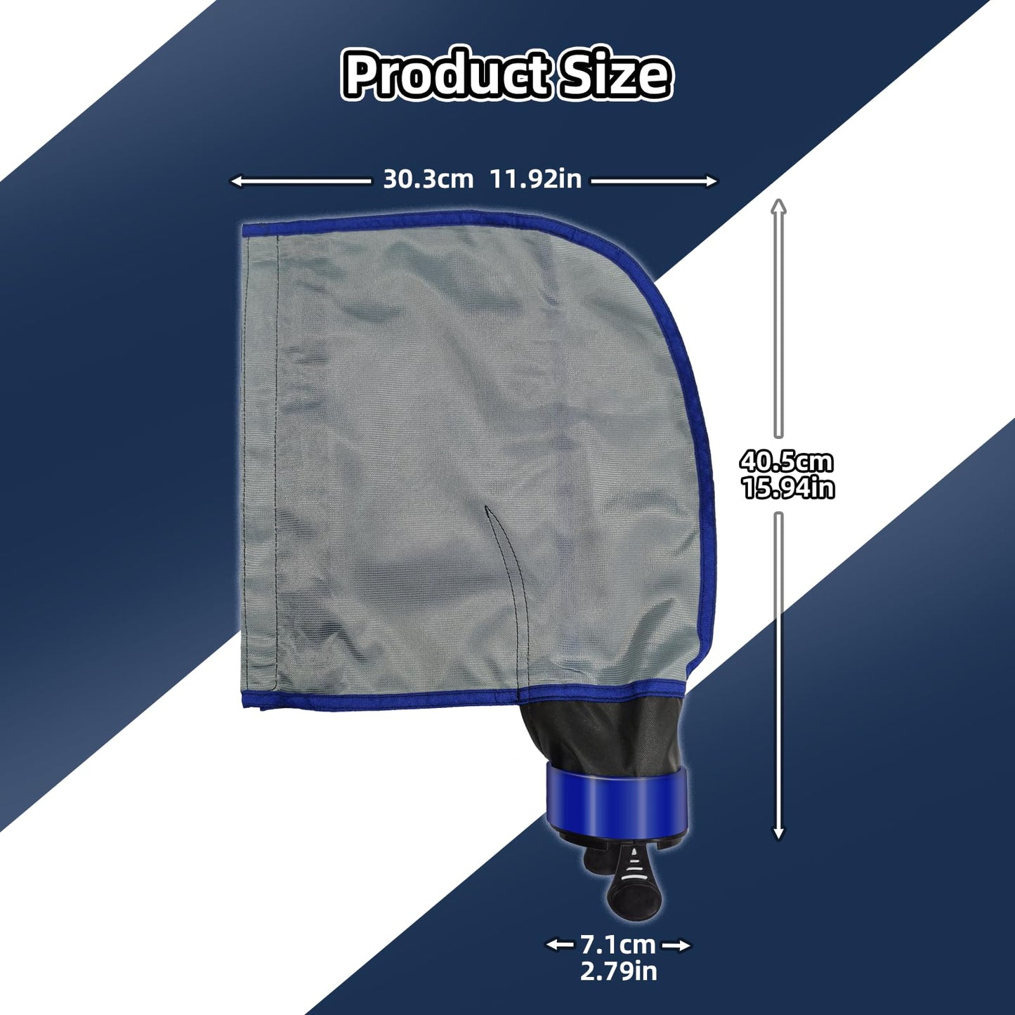 UCEDER 3900 Double Pool Cleaner Replacement Bag with Zipper Enclosure,Wide Hook & Loop Closure SuperBag Compatible with 3900 Sport/P39/39-310 (2)