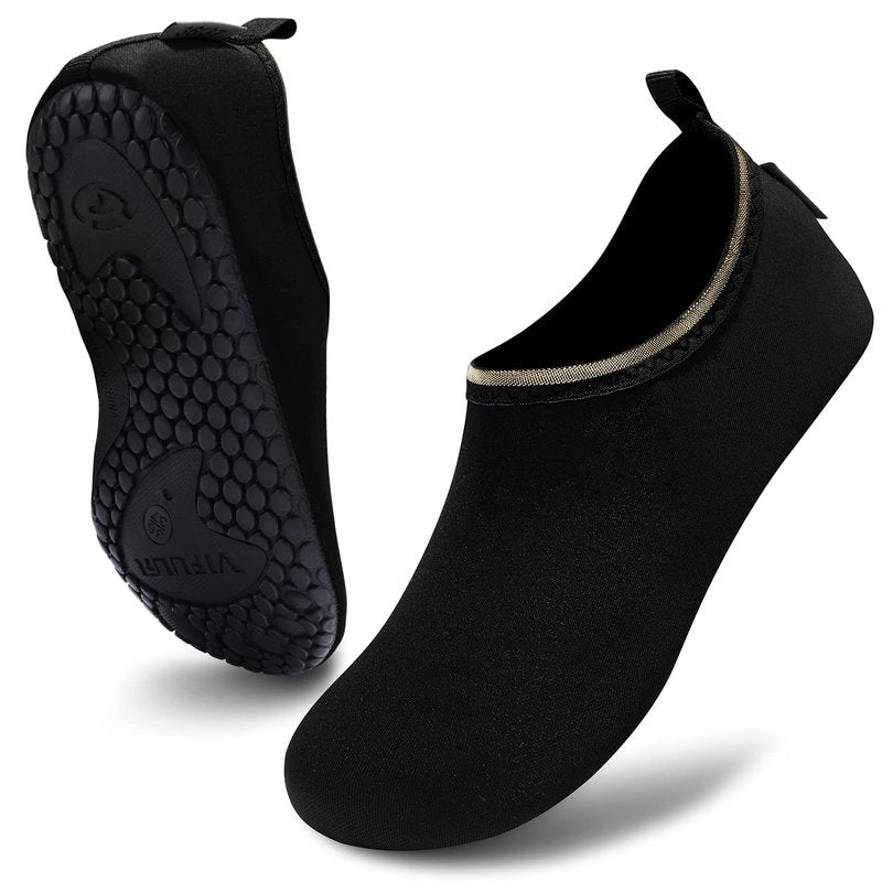 VIFUUR Water Sports Unisex Shoes SoidBlack - 11-12 W US / 9.5-10.5 M US (42-43)