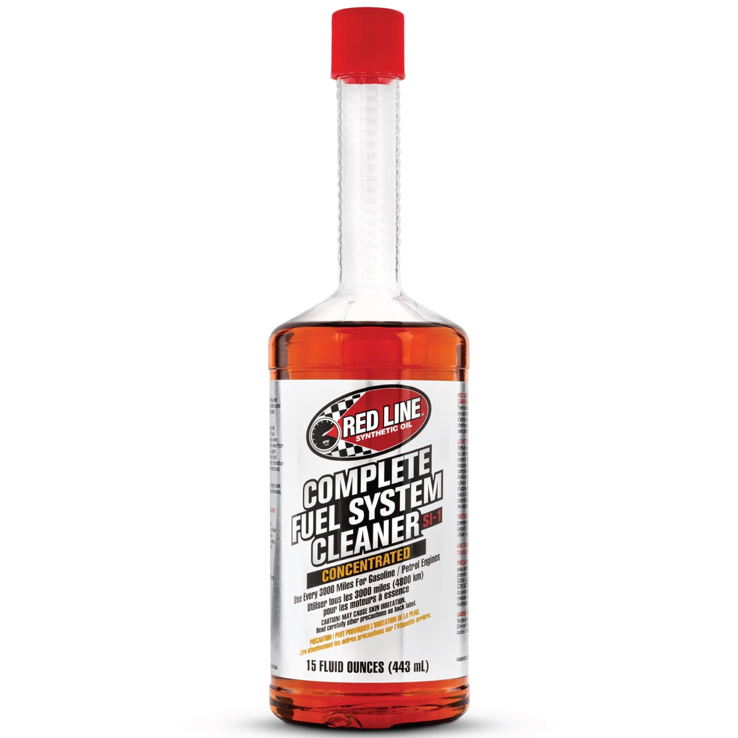 Red Line 60103 SI-1 Complete Fuel System Cleaner, Cleans and Prevents Corrosion in Fuel Systems, Cleans Injectors, Carburetors, Valve and Combustion Chamber Deposits - 15 Ounce (2 Pack)