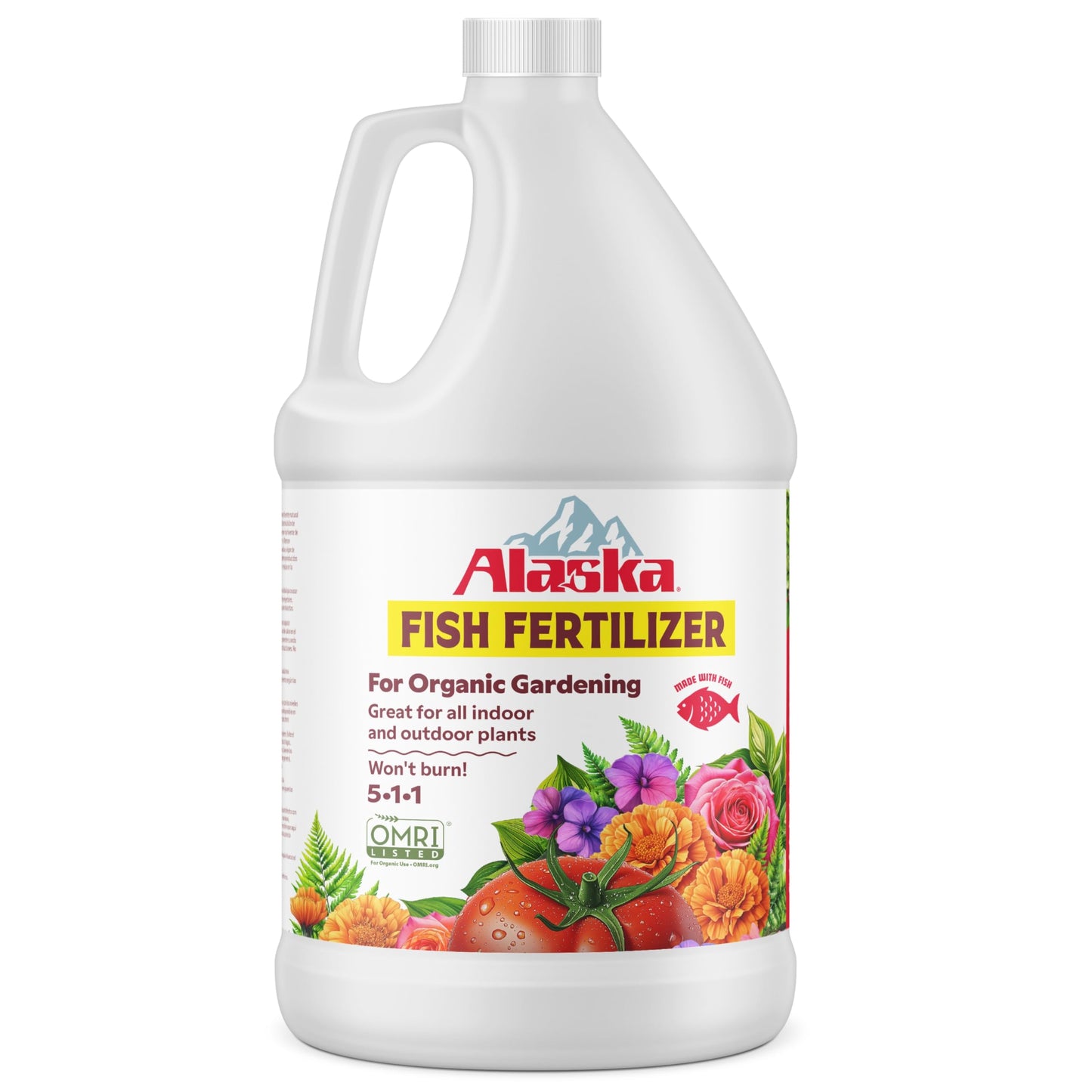 Alaska Fish Fertilizer OMRI Listed 5-1-1, 115 oz