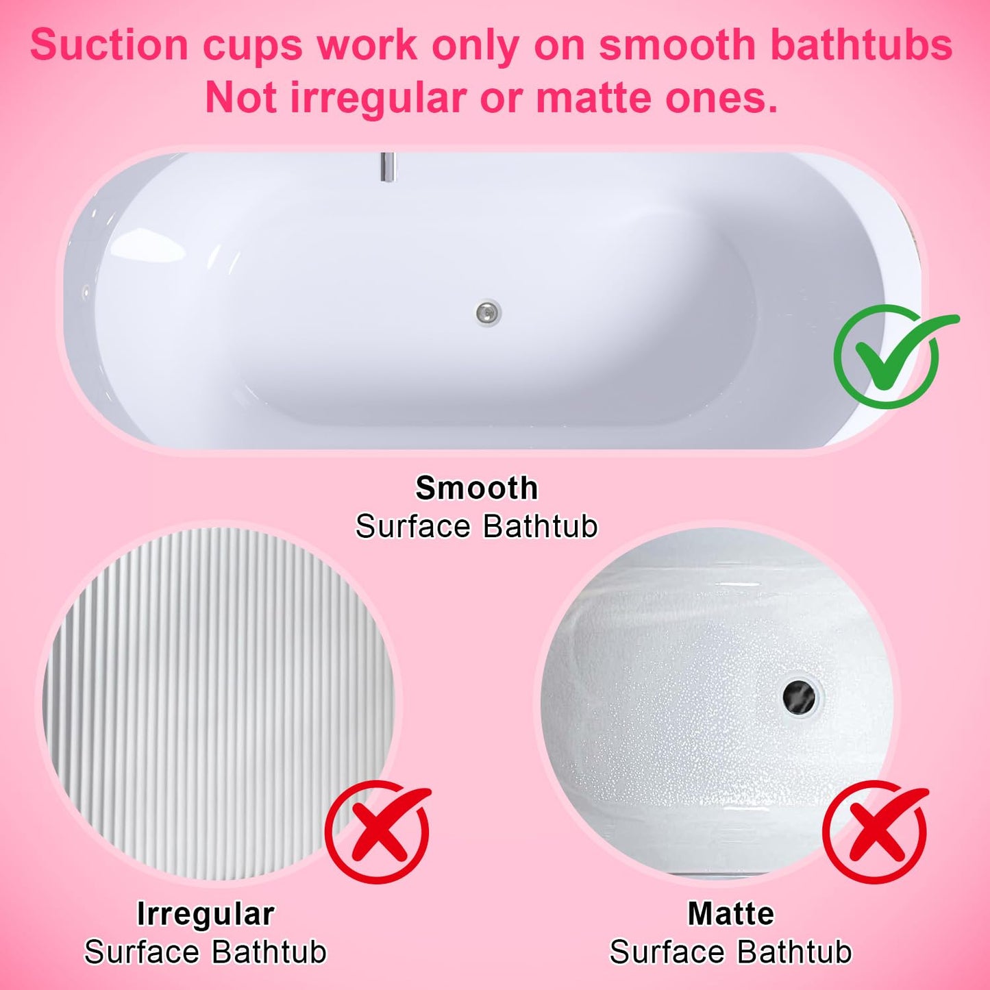 Flgocexs Bubble Bath Mat,Full Body Waterproof Spa Mat for Bathtub, 6-Speed Bubbles, Remote Control & Non-Slip Suction Cups for Home Relaxation