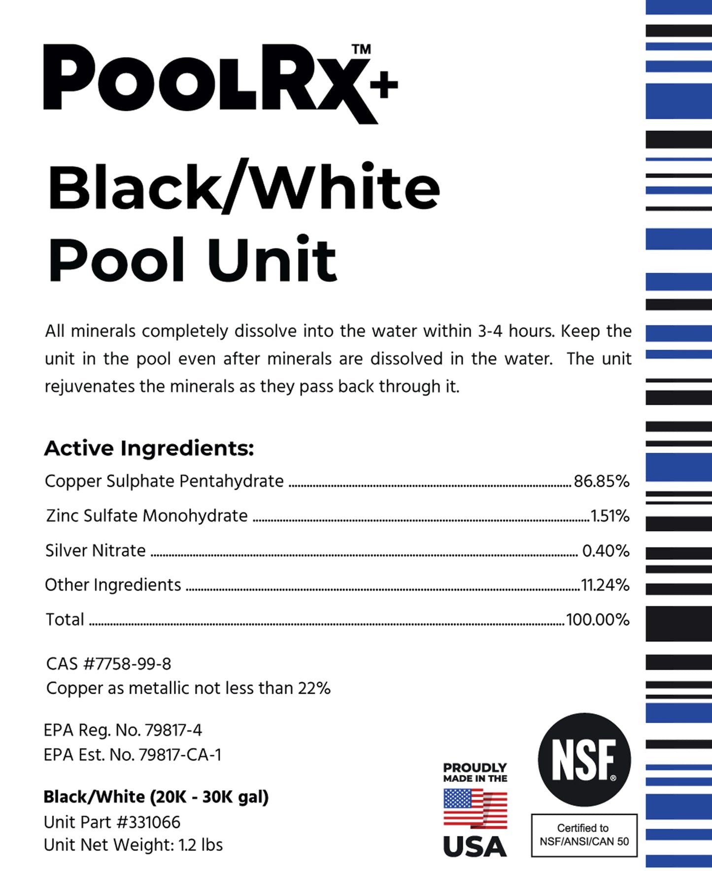 PoolRX+ Pool Unit 20k-30k gallons
