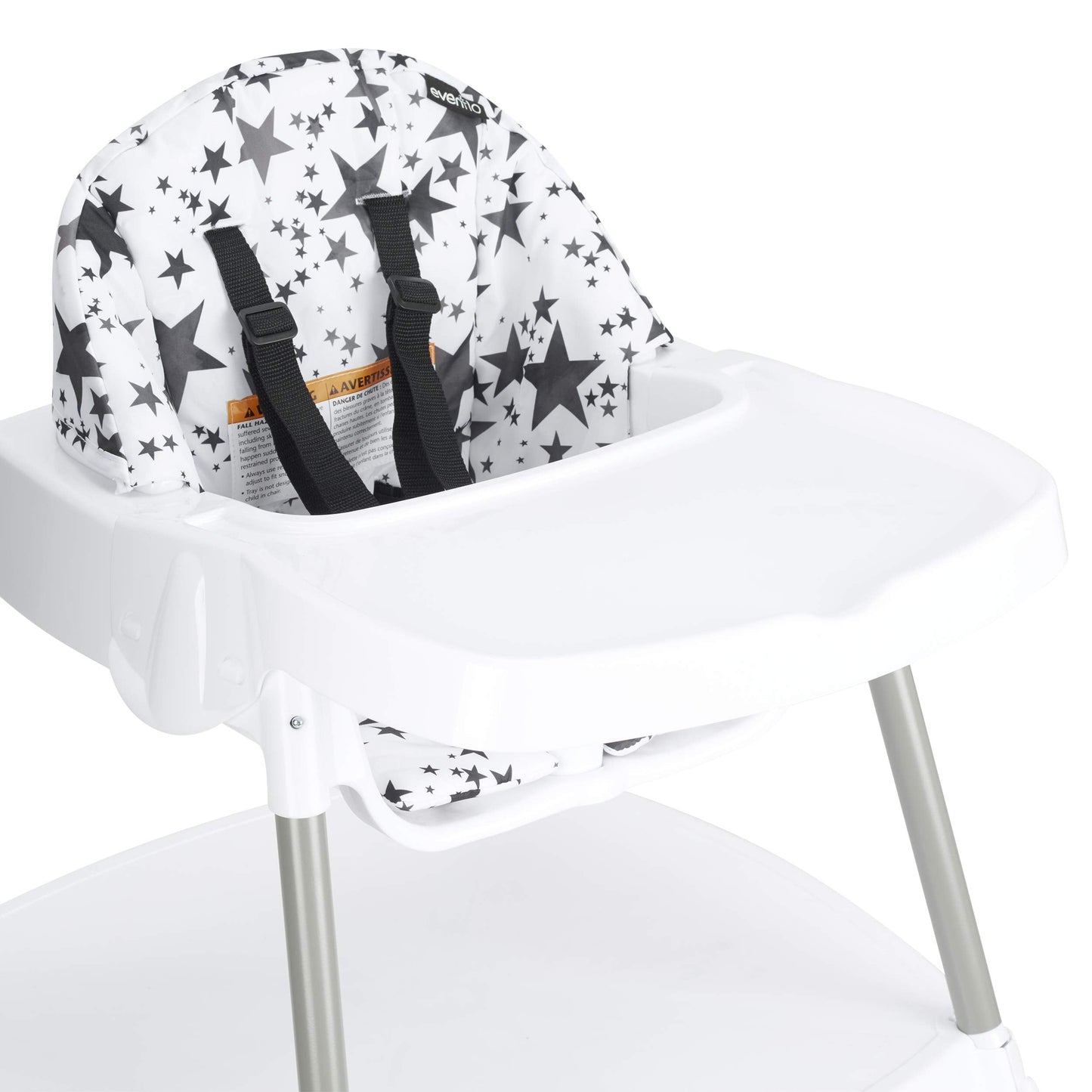 Evenflo Eat and Grow 4-in-1 Convertible High Chair (Pop Star White)