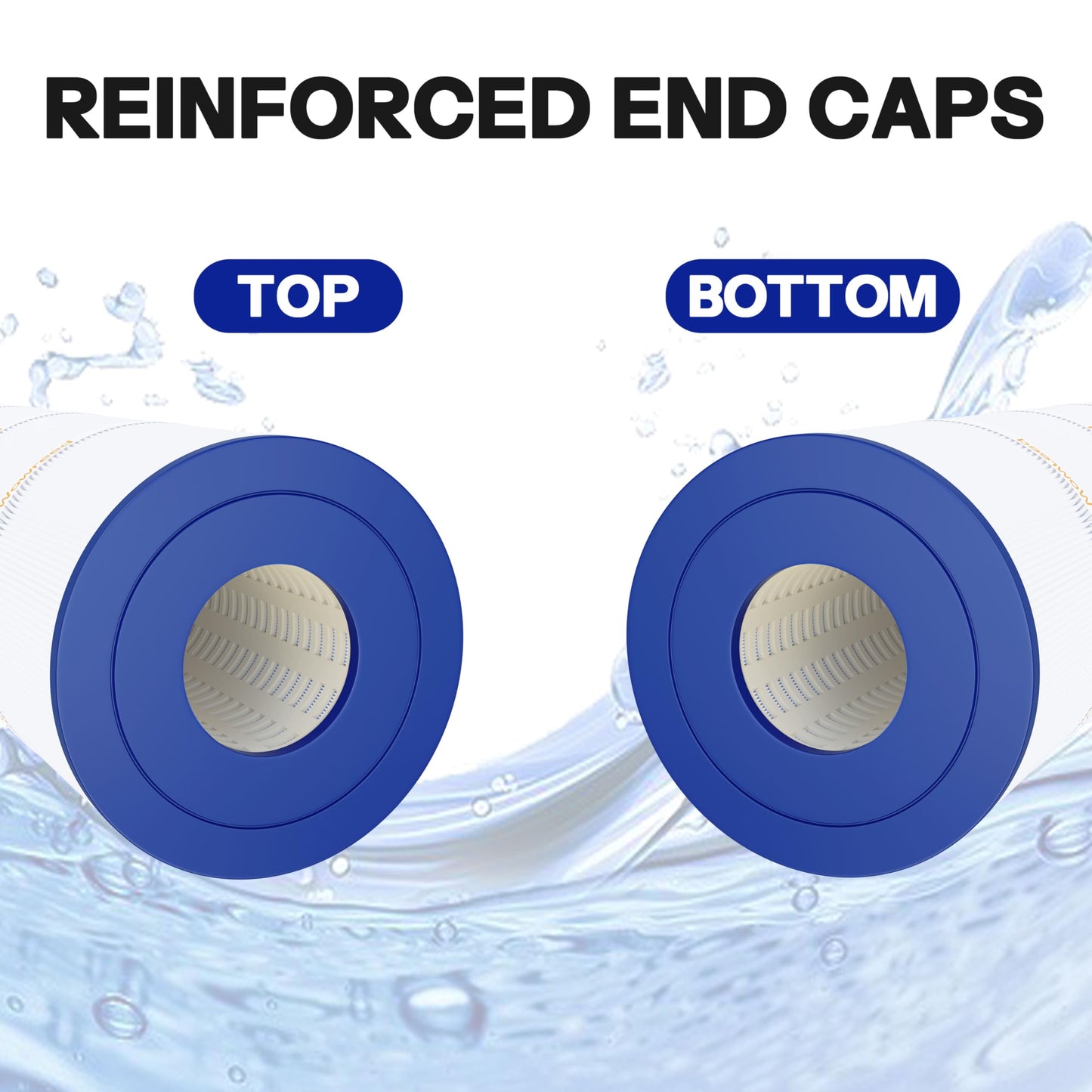 Wowreed Pool Filter Compatible with CCP420, Clean and Clear Plus 420, C-7471, FC-6470, R173576,178584, 4 Pack
