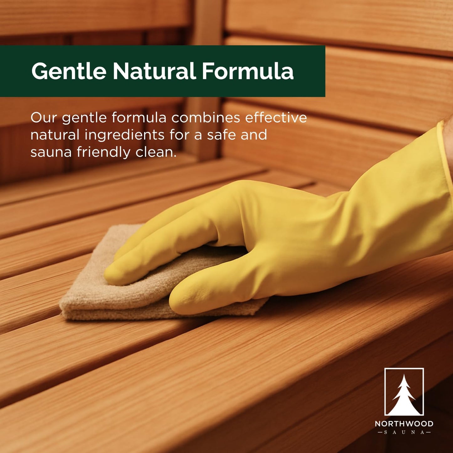 Northwood Sauna - Sauna Cleaner - Natural Wood Cleaner & Deodorizer - Ready-To-Use Spray - 1 Quart (32 Fl Oz)