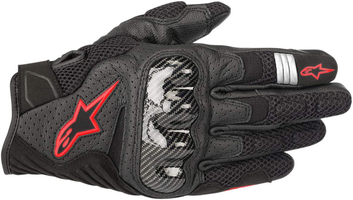 Alpinestars SMX 1 Air V2 Motorcycle Gloves Lightweight Ventilated Design Street Riding Comfort Enhanced Grip Protection