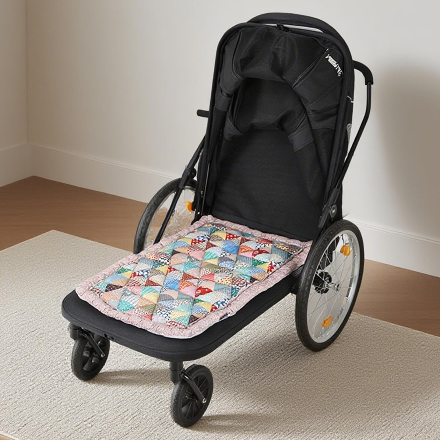 Beberoad Large Pet Stroller Single-Sided Pad - Warm and Non-Slip Mat, R8 Special Pet Stroller Seat Cushion, Comfortable and Soft