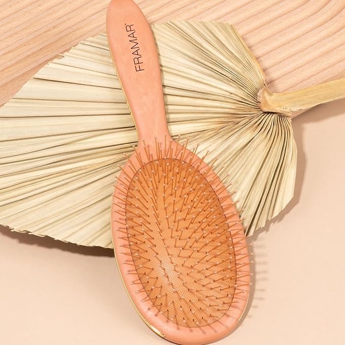 FRAMAR Wet Hair Brush Detangler – Wet Hair Brushes For Women, Detangle Brushes For Thick Hair, Cepillos Para Cabello Detangler Brush - Sienna