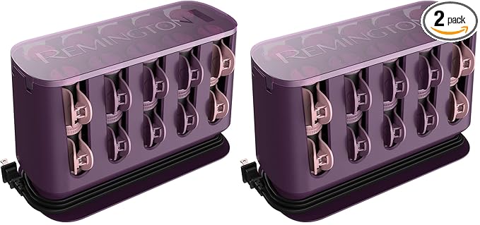 Remington Pro Hair Setter Hot Rollers, Curlers With Thermaluxe Advanced Thermal Technology (Pack of 2)