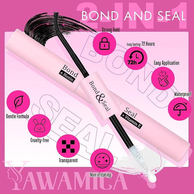 Fluffier Lashes Clusters Kit Wispy Individual Lashes 100D Volume Cluster Eyelash Extensions Kit 10-16mm D Curly Lash Extension Kit with Bond and Seal and Lash Tweezers DIY Eyelash Kit by Yawamica