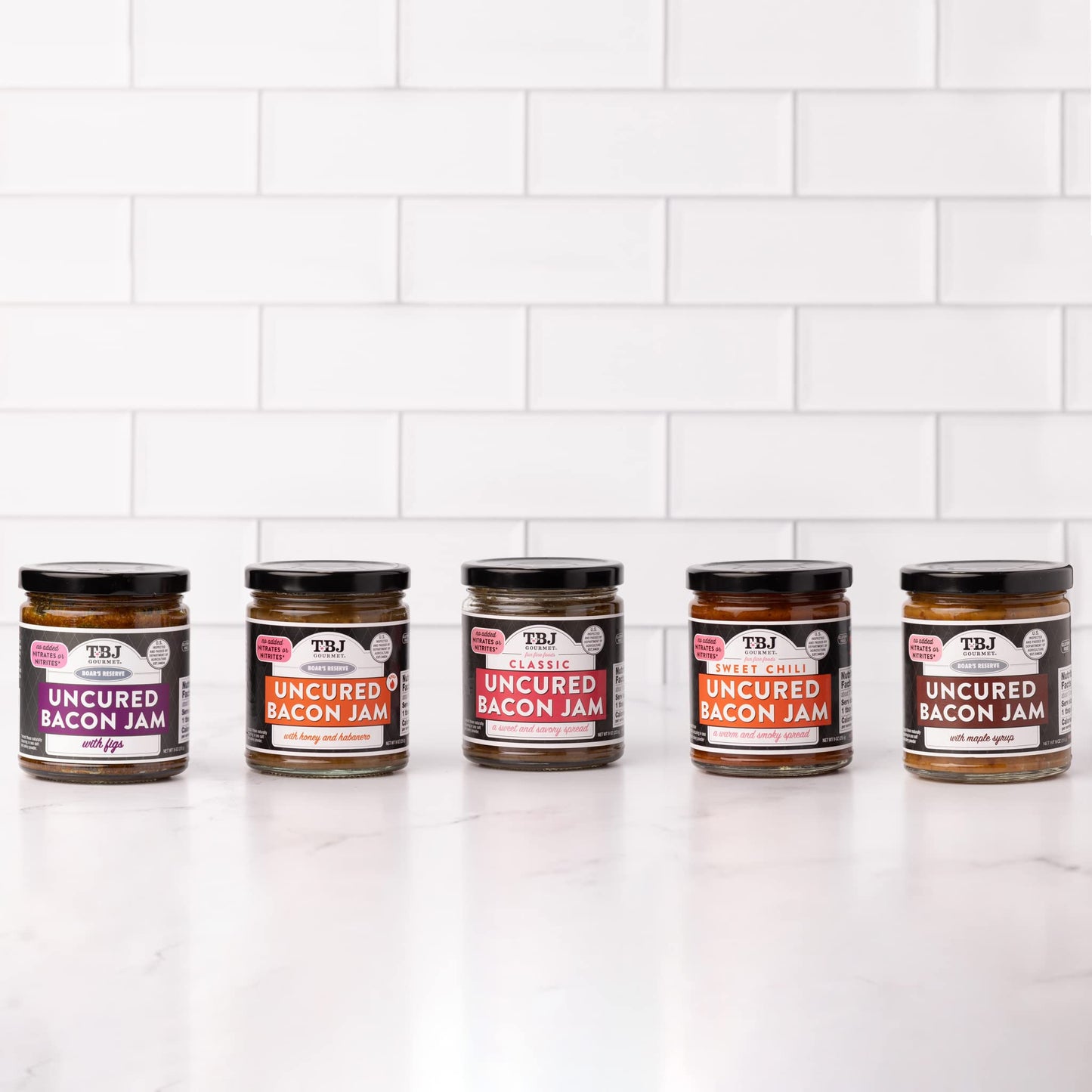 TBJ Gourmet Classic Bacon Jam - Bacon Top Ingredient - Premium Spread No Preservatives