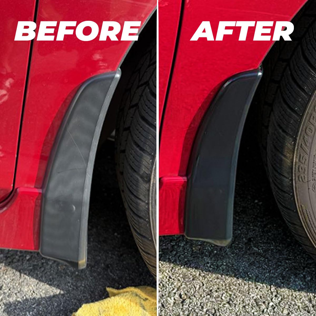 ExoForma Black Trim Restorer - Lasts 6+ Months, Dye Infused Waterproof Plastic Restorer for Cars - Perfect for Faded Bumpers, Trim & Vinyl on Jeeps, Truck Beds, Avalanches & ATVs | 4oz Kit