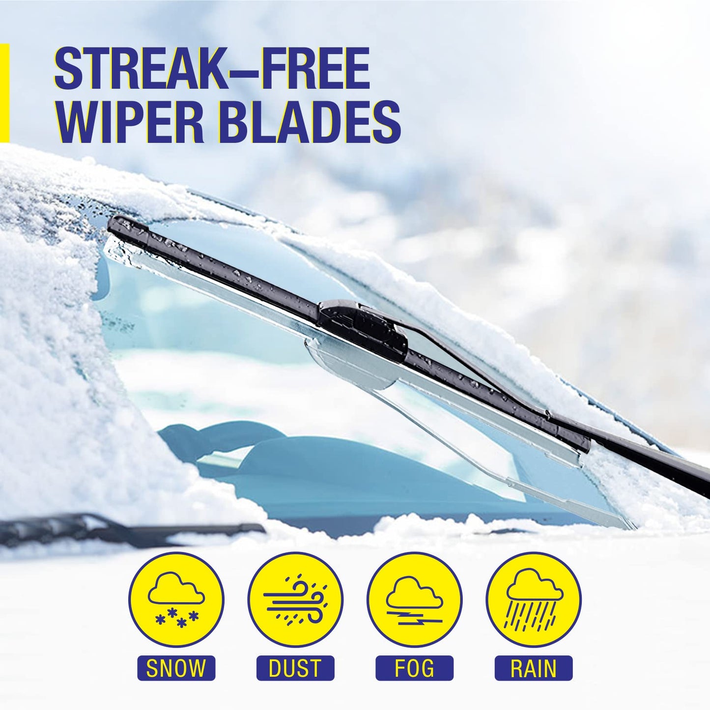 3 Wipers 26"/17"/14" Replacement For Honda CRV 2011 2010 2009 2008 2007(Set of 3), 26 Inch+17 Inch Windshield Wiper Blades with 14 Inch Rear Wiper Blade-Original Factory Quality