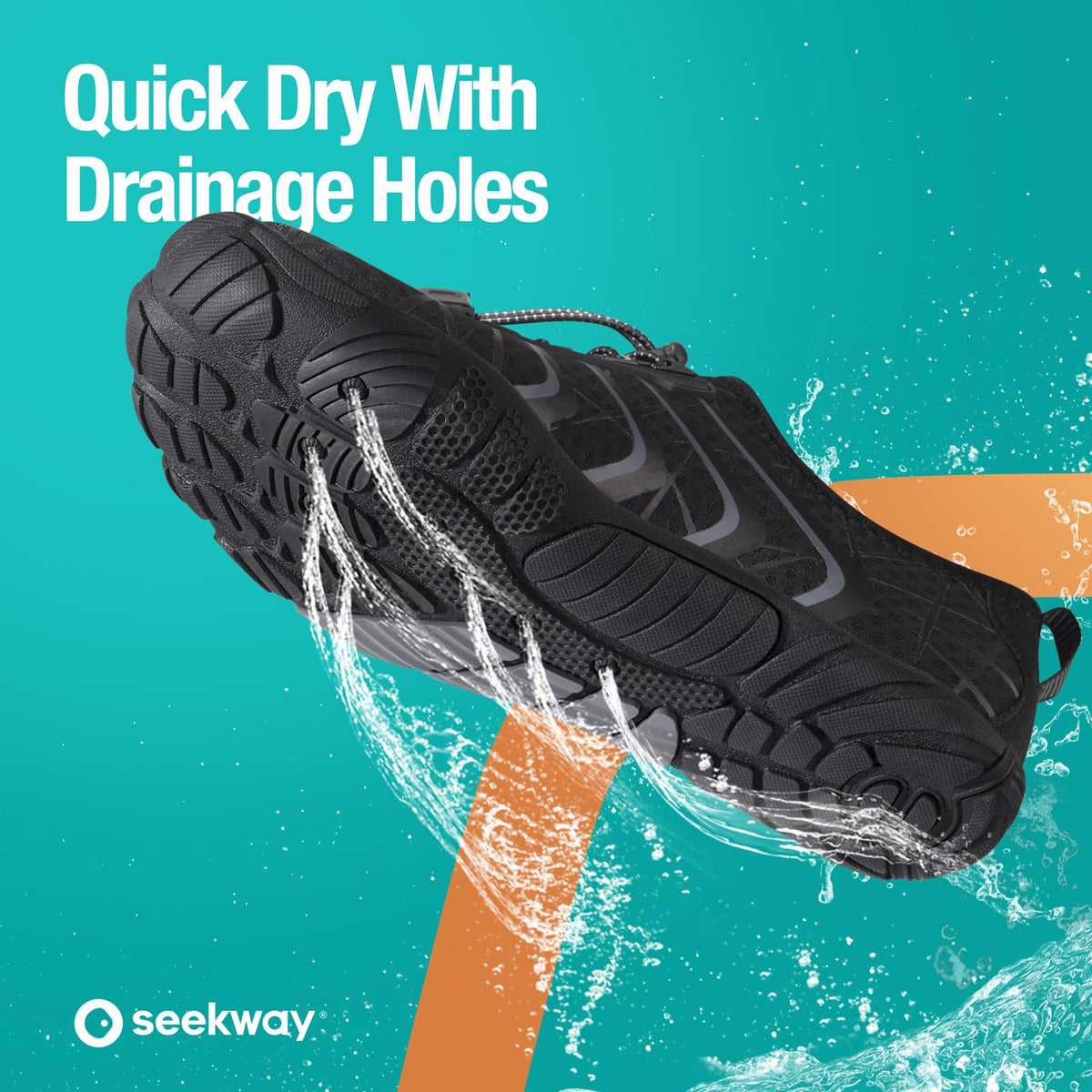 SEEKWAY Water Shoes Men Women Adult Quick-Dry Aqua Sock Barefoot for Beach Swim River Pool Lake Hiking Kayaking Surfing