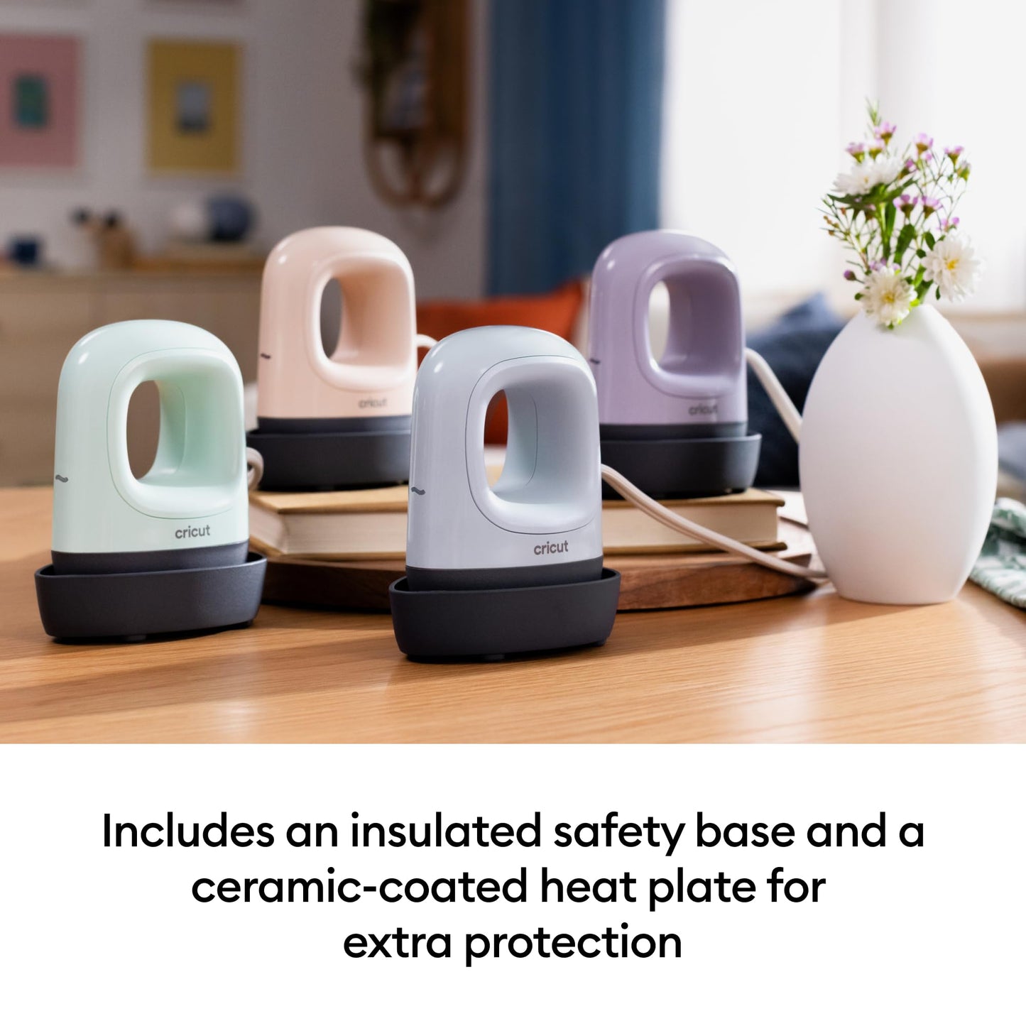 Cricut EasyPress Mini™ LT - Lavender - Mini Heat Press for Pressing Shoes, Baby Clothes, T-Shirts, & More - Easy to Use with a Single Setting - Precision Tip - Compact & Portable Mini Iron