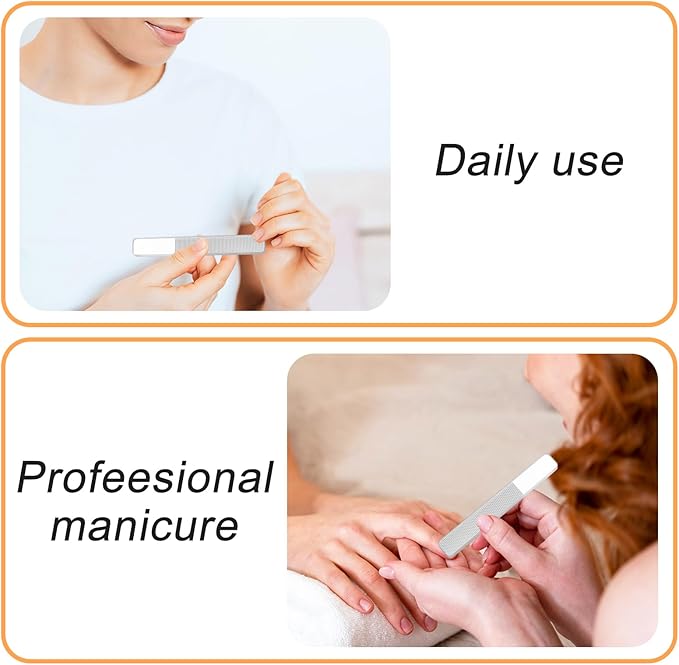16 Pcs Nano Glass Nail Files for Natural Nails Shiner Crystal Glass File Buffer Double Sided Crystal Nail File Fingernail Files for Women Adults for Shaping Polishing Buffer Shiner