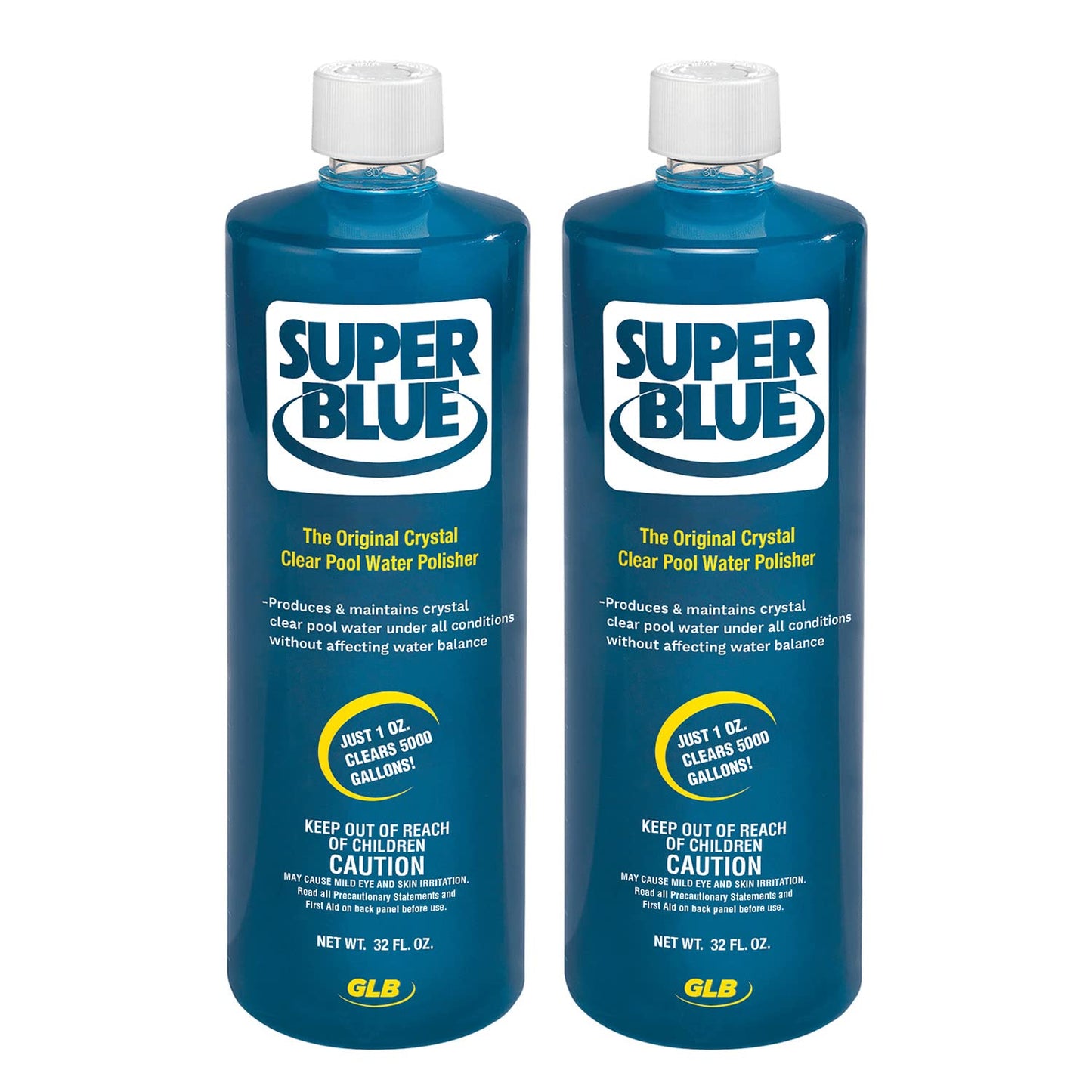 GLB 71205-SP-02BX Super Blue Pool Clarifier, 64-Ounces (Packaging May Vary)