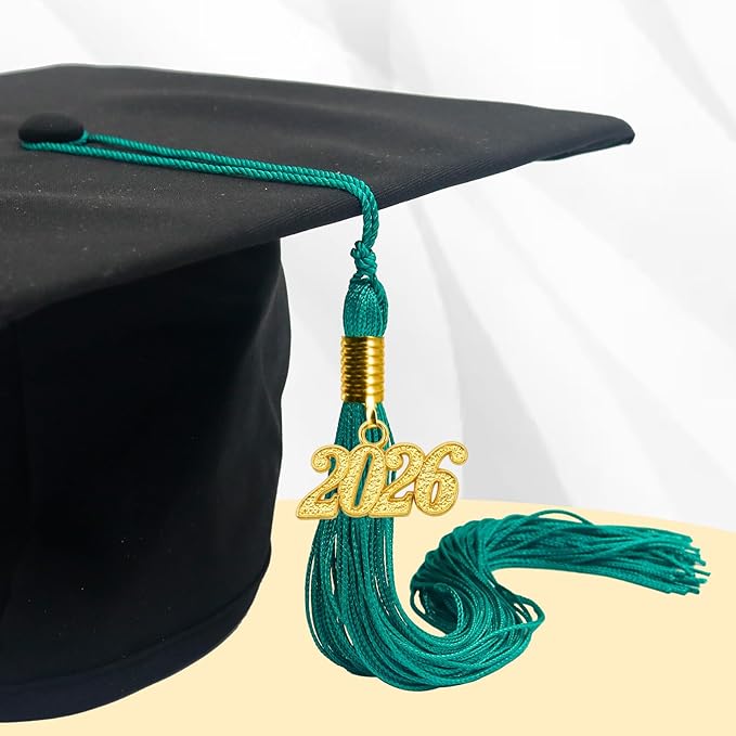 GraduationMall Single&Multiple Color Graduation Tassel with 2026 Year Charm 9"