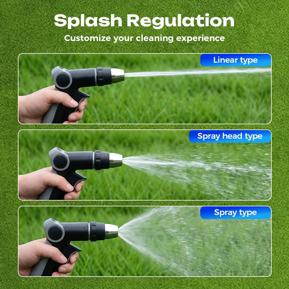Hose Nozzle High Pressure, 2026 New Turn Any Hose Into a High Pressure Water Washer Jet, Jet Nozzle Power Washer for Garden Hose, Universal Water Pressure Washer for Car Garden Yard Cleaning (1 Piece)
