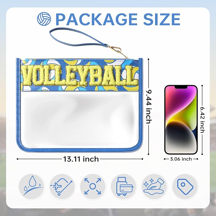 Baseball Gift Bags Baseballs Treat Bags Team Gifts Clear Chenille Letter Zipper Pouch Accessories Stuff Sport Portable