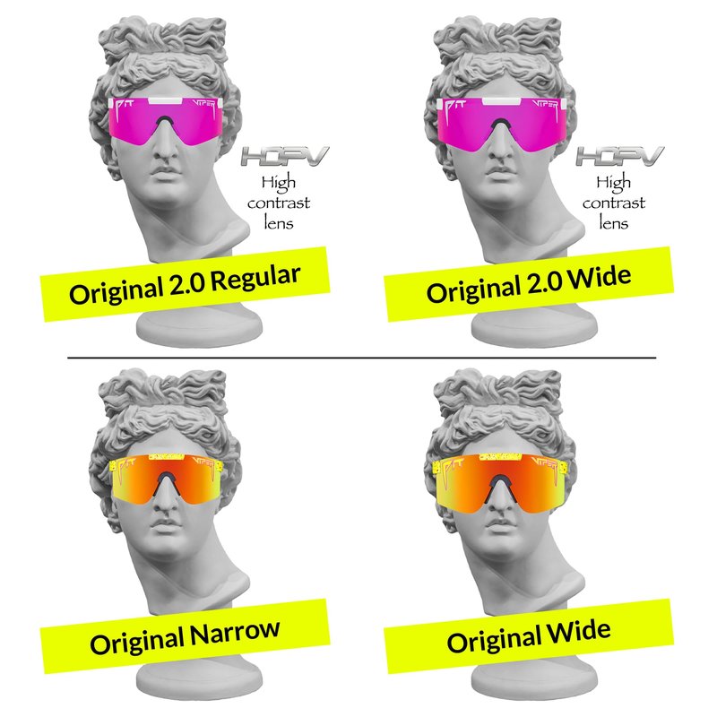 Pit Viper Sunglasses I The Original 2.0 I Regular Fit I HDPV Polarized Lens, Indestructible Frame I Turbo Adjustable for Perfect Fit I Micro Fiber Bag & Retainer Straps I Pink-Purple Lens, White Frame