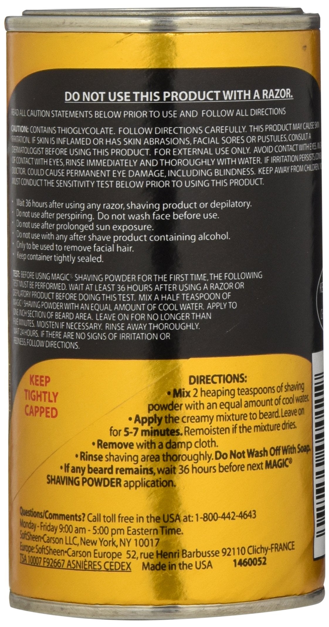 SoftSheen-Carson Fragrant Shaving Powder, 4.5-Ounce Cans (Pack of 12)