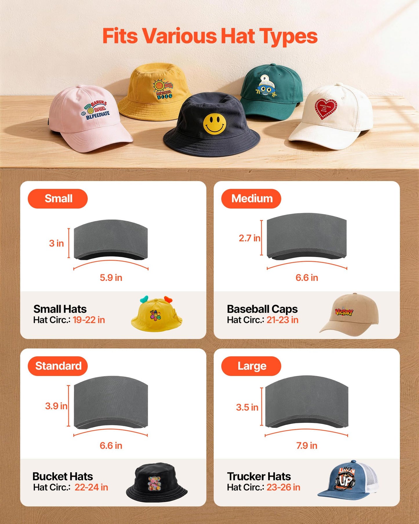 VEVOR Hat Heat Press Machine, with 4 Interchangeable Platens and Caps Stretcher, Precise Temperature & Time Control, Heat Press for Hats and Caps, for HTV Iron On and Sublimation Projects, Light Blue