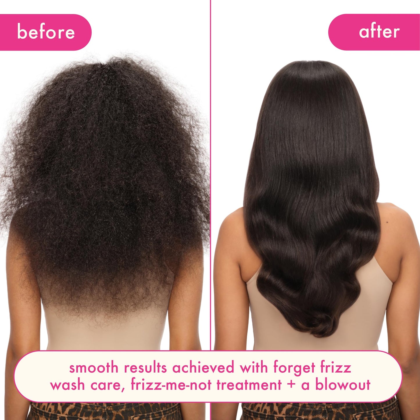 amika frizz-me-not hydrating anti-frizz treatment, 200ml | lightweight hydrating spray for medium to thick coarse hair types 2a-4c, humidity + heat protection, smooth frizz for up to 72 hours
