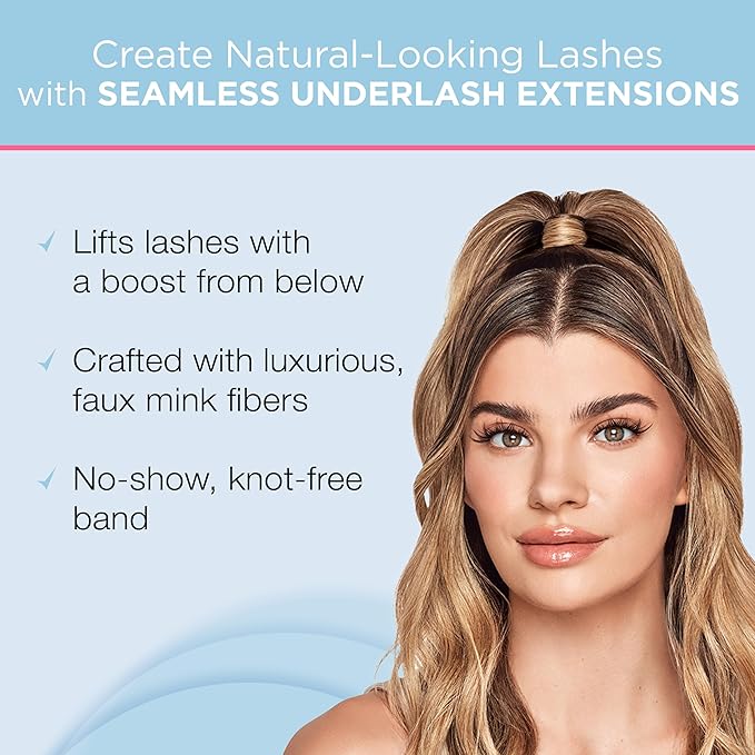 Ardell Seamless Underlash Extensions, Diy Lash Clusters, Eyelash Extension Kit, Modern Wing, Up To 5 Applications - 32 Ct, 1-Pack