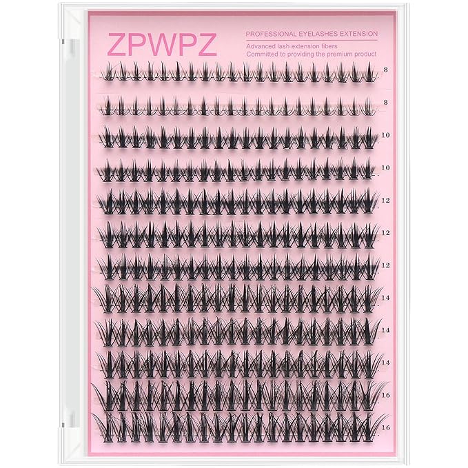 Manga Lash Clusters Kit Eyelash Clusters Eyelashes Anime Lash Clusters With Spikes Eyelash Extension Kit With Lash Bond And Seal Wet Look Spiky Cluster Lashes (Anime lash 240pcs)