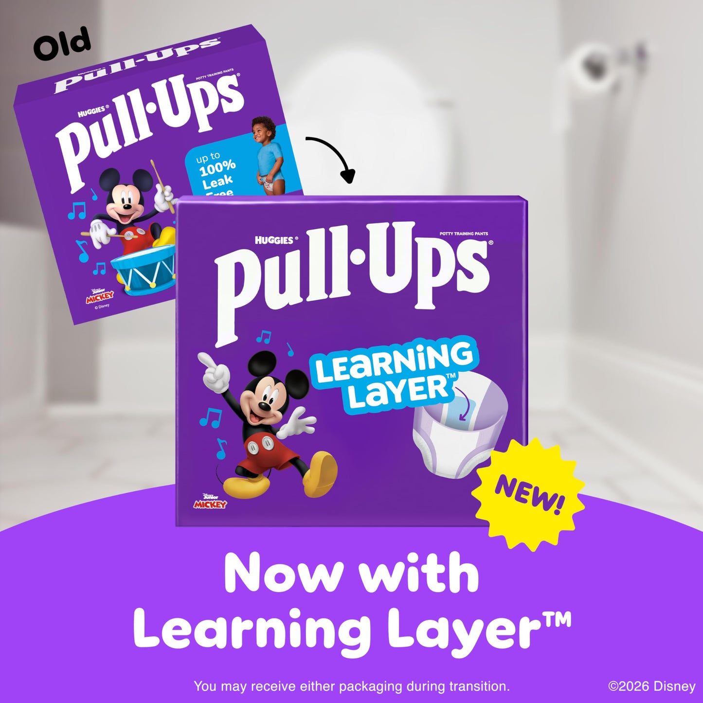 Pull-Ups Boys' Potty Training Pants, Size 6T-7T Training Underwear (55-75 lbs), 72 Count