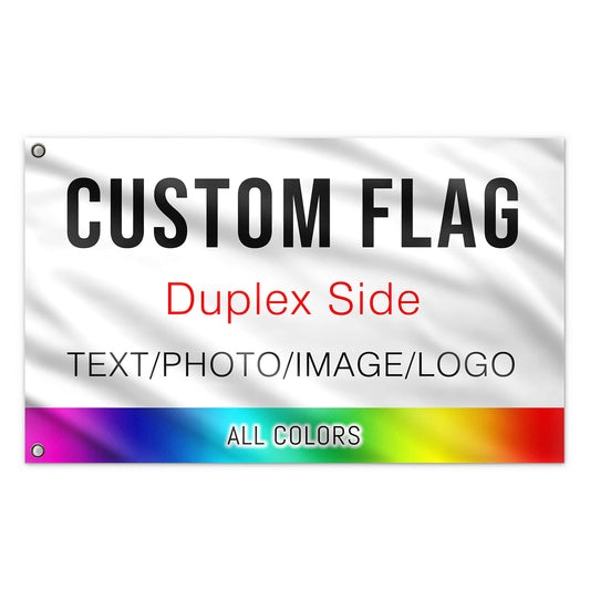 Double Sided Custom Flag 3x5 FT Personalized Outdoor Flags Banners Design Print Your Own Logo/Picture/Photo/Text Customized Indoor outdoor decoration Gift 3x5 Foot