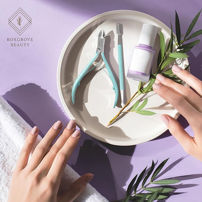 Professional Cuticle Cutter & Pusher Trimmer Manicure Tools with Double Spring – Perfect Nail Care Tool for Manicure & Pedicure Beauty at Home/Spa/Saloon