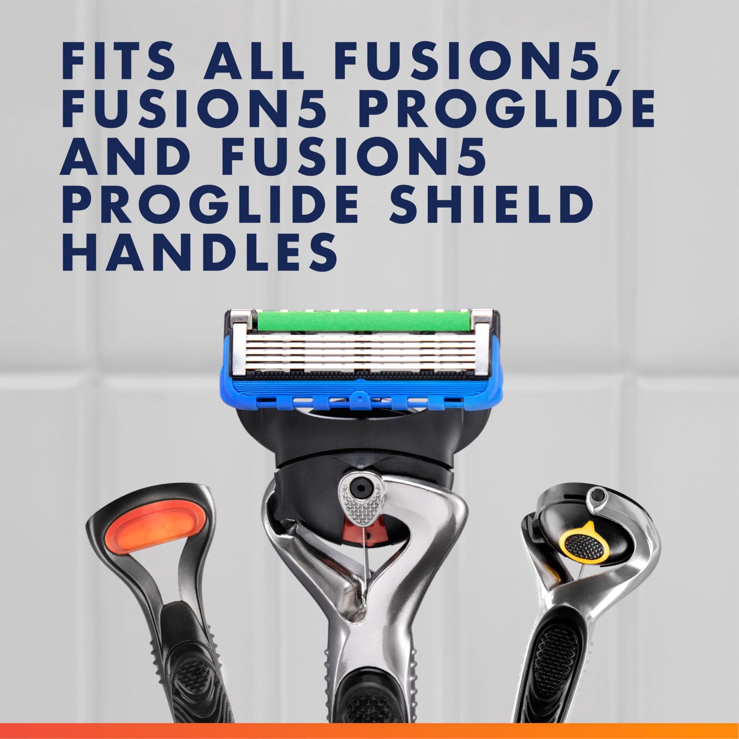 Gillette Fusion5 ProGlide Razor Blade Refills for Men, 5 Count
